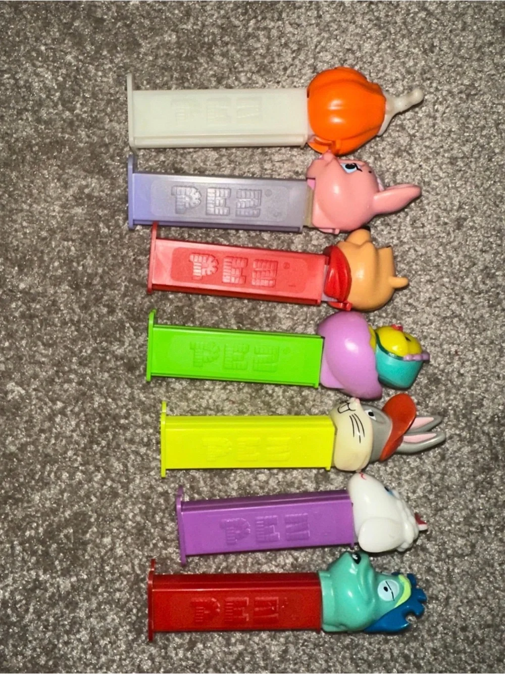 PEZ Kids Candy Dispenser Variety Pack - Assorted Colors vintage